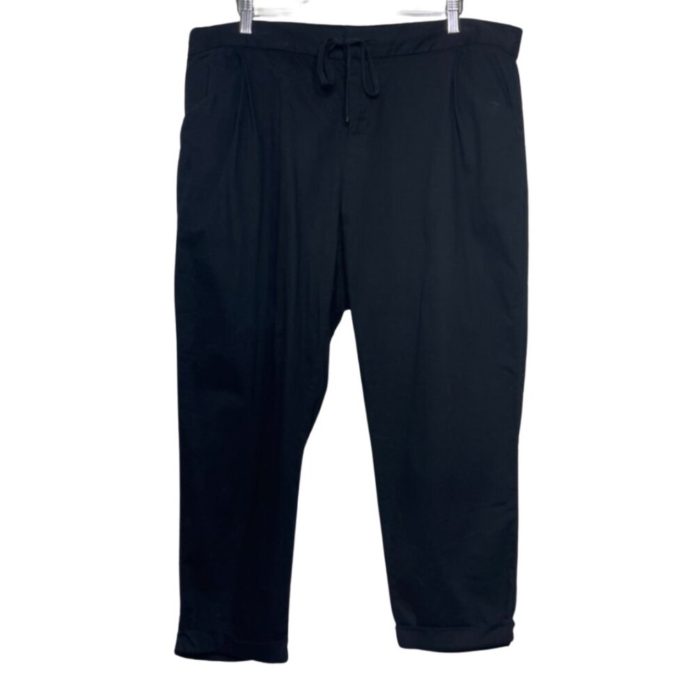 OLD NAVY | Women's Black Ankle Length Zip Front Jogger Pants | Size 14